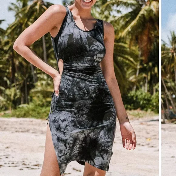Tie Dye Bodycon Dress